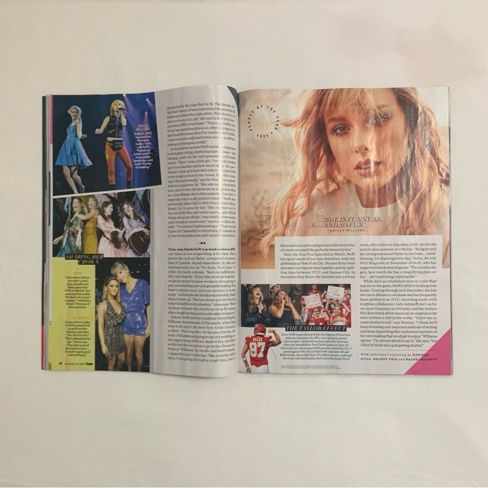People Taylor Swift “The Real Life of a Megastar” Issue Dec. 18, 2023 Magazine - Picture 3 of 5